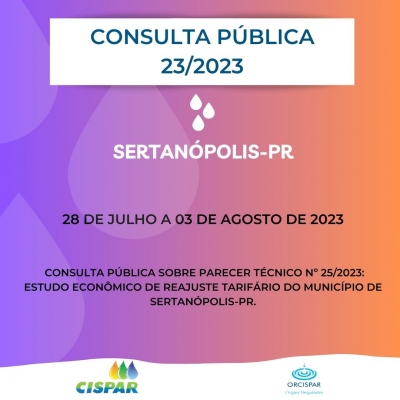 CONSULTA PÚBLICA Nº 23/2023