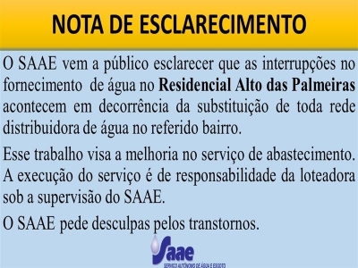 NOTA DE ESCLARECIMENTO